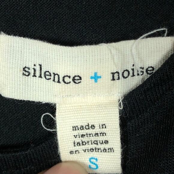 Silence + Noise Womens Dress Black White Geometric Sleeveless Bejeweled Small - Picture 6 of 12